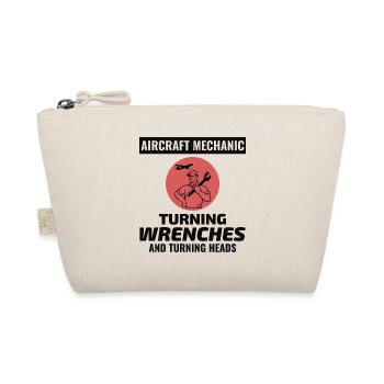 Aircraft Mechanic Aviation Maintenance Technician - Organic Pouch - nature - Front