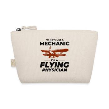 Aircraft Mechanic Aviation Maintenance Technician - Organic Pouch - nature - Front