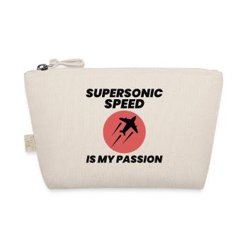 Jet Engine Aircraft Mechanic Aviation Technician - Organic Pouch - nature - Front