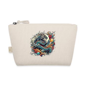 Dragon mystique dans des tourbillons abstraits colorés - Trousse biologique - nature - Devant