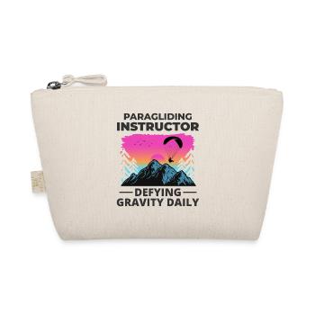 Paragliding Pilot Paraglider Instructor Mountains - Organic Pouch - nature - Front