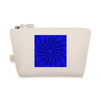 Blue and black star geometric design - Organic Pouch - nature - Front