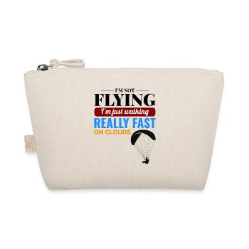 Paramotor Pilot Paramotoring Powered Paraglider - Organic Pouch - nature - Front