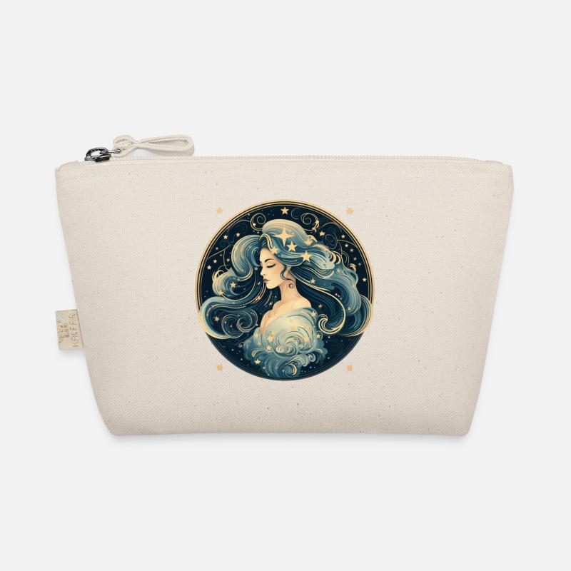 Femme décorée avec de beaux motifs Trousse biologique