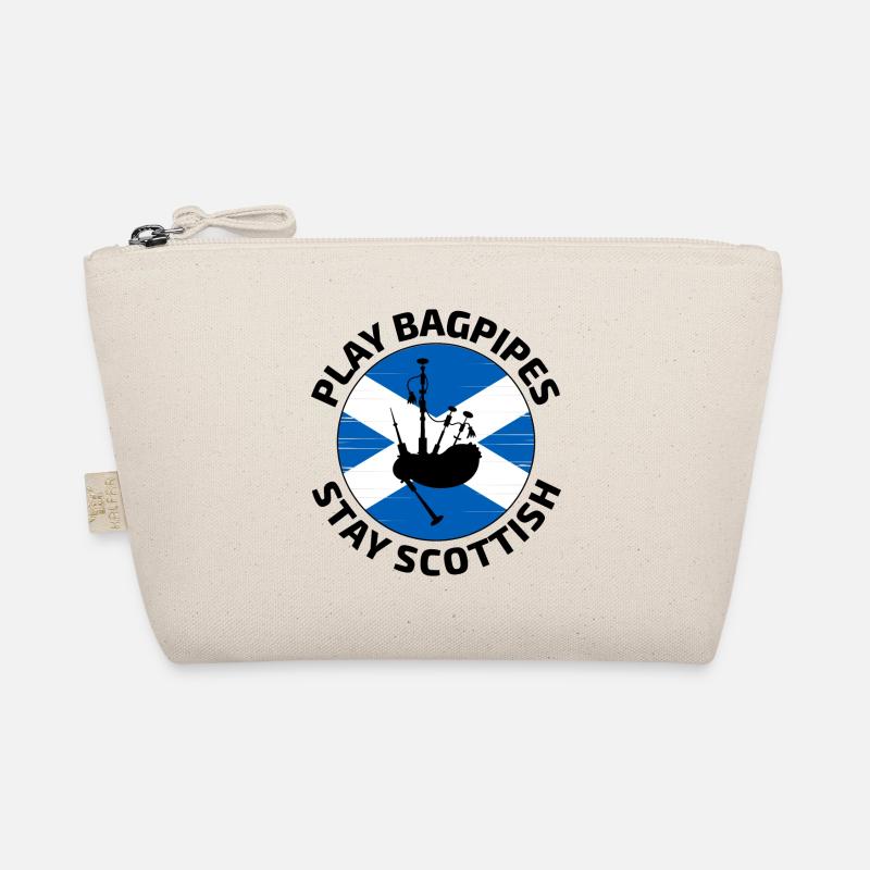 Instrument de joueur de cornemuse Drapeau écossais de l’Écosse Trousse biologique