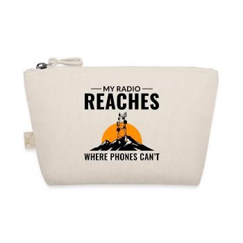 Amateur Ham Radio Operator Radio Waves Frequency - Organic Pouch - nature - Front