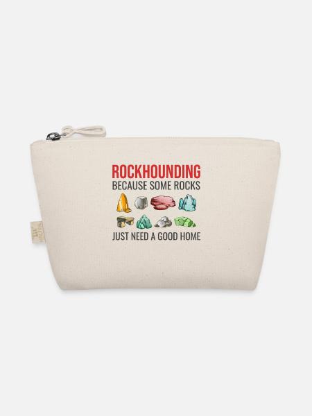 Rock Hound Collecting Collector Geology Geologist - Organic Pouch - nature - Front