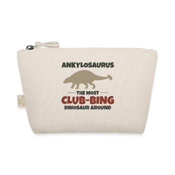 Ankylosaurus Dinosaur Dino Fossil Hunting Club - Organic Pouch - nature - Front