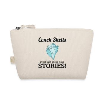 Conch Seashells Collector Beachcomber Sea Shell - Organic Pouch - nature - Front