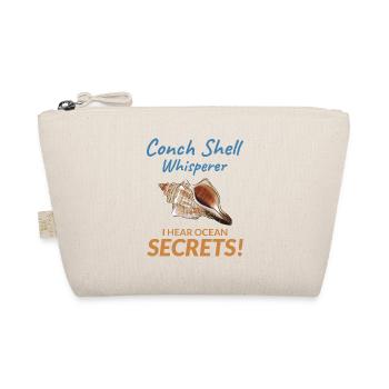 Conch Seashells Collector Beachcomber Sea Shell - Organic Pouch - nature - Front