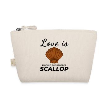 Scallop Seashells Collector Beachcomber Shellfish - Organic Pouch - nature - Front