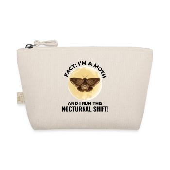 Moth Nocturnal Animal Insect Collector Entomology - Organic Pouch - nature - Front