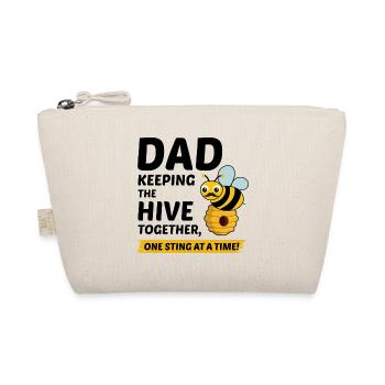 Honeybee Dad Beekeeper Beekeeping Insect Collector - Organic Pouch - nature - Front