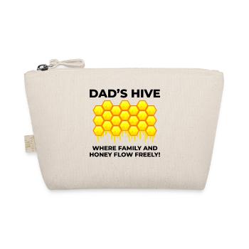 Honeybee Dad Beekeeper Beekeeping Insect Collector - Organic Pouch - nature - Front