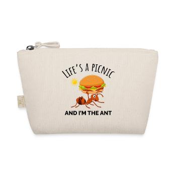 Ant Keeper Picnic Entomologist Insect Summer - Organic Pouch - nature - Front