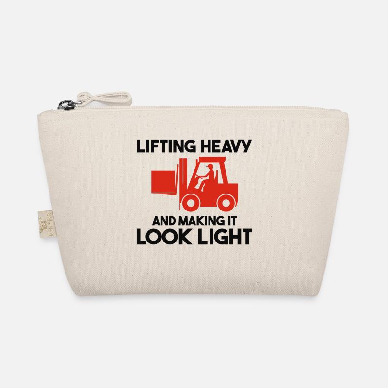 Forklift Operator Heavy Equipment Driver Funny Organic Pouch
