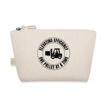 Forklift Operator Heavy Equipment Driver Funny - Organic Pouch - nature - Front