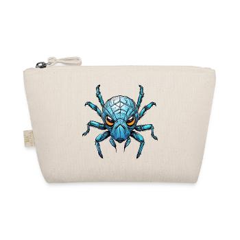 An impressive blue spider - Organic Pouch - nature - Front