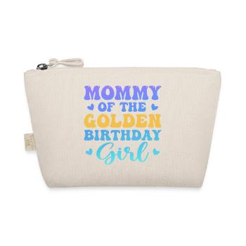 Mommy of the golden birthday girl - Trousse biologique - nature - Devant