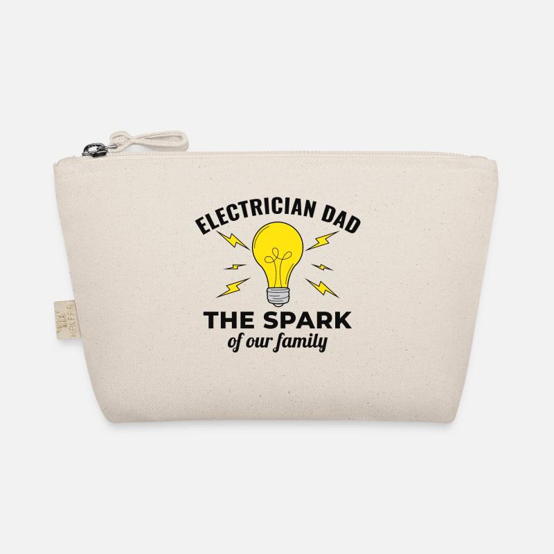 Electrician Dad Electrical Technician Engineer Organic Pouch