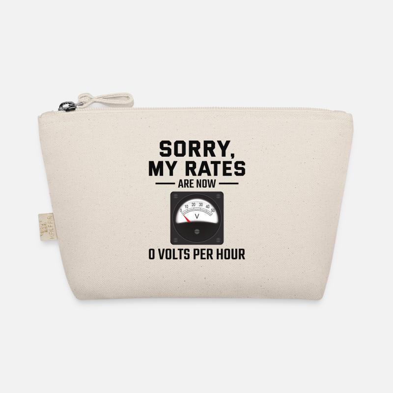 Elektriker im Ruhestand: 0 Volt pro Stunde Bio-Täschchen