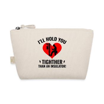 Lineman Valentine Isolant Amour Humour Design - Trousse biologique - nature - Devant