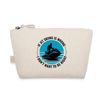Jet Skiing Watersports Speed Adventure Ocean Ride - Organic Pouch - nature - Front