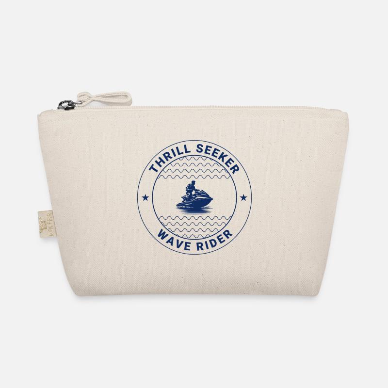 Thrill Seeker Wave Rider Jetski-Abzeichen Bio-Täschchen