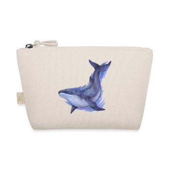 Cooler Blauwal Wal Ozean Natur Freiheit Geschenk - Bio-Täschchen - Natur - Vorne
