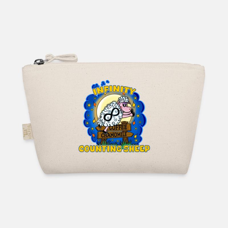 Funny Infinity Counting Sheep Sleepless Nights Organic Pouch