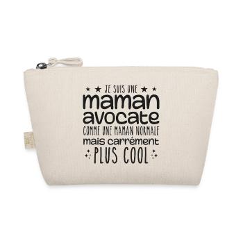 Mommy Lawyer - Normal Mom Gift Humor Mother - Organic Pouch - nature - Front