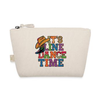 Line Dance Time Line Dancing Time to dance - Organic Pouch - nature - Front