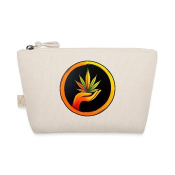 Marijuana leaf - LOGO button 1 - Organic Pouch - nature - Front