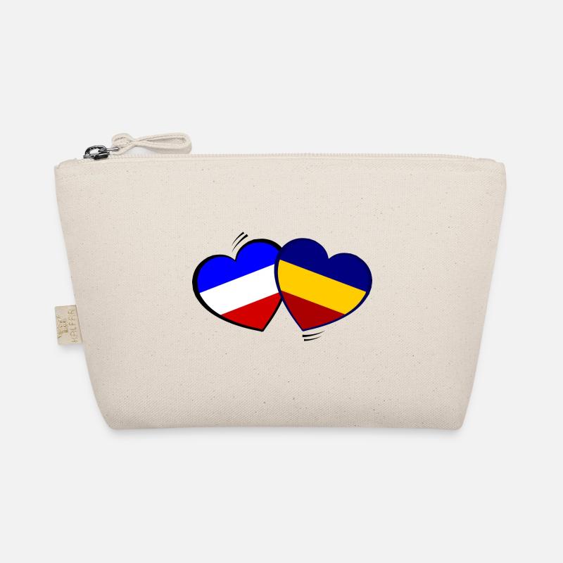 Frankreich Rumänien Liebe Bio-Täschchen