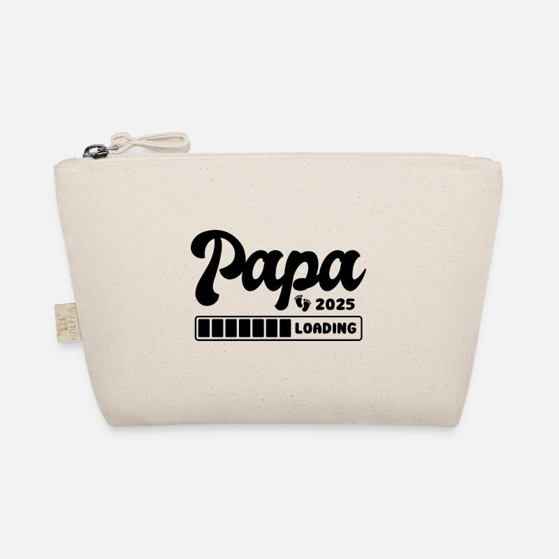 Papa 2025 loading - Schwangerschaft - Geschenk Bio-Täschchen