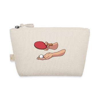 Serve Table tennis ball Table tennis player - Organic Pouch - nature - Front
