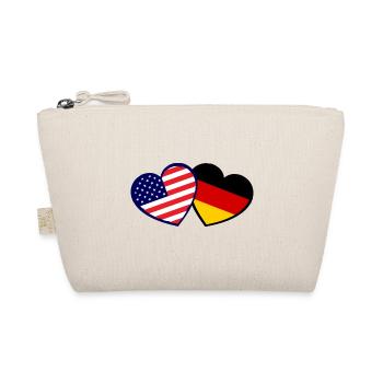 German American Love - Organic Pouch - nature - Front