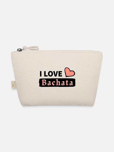 I Love Bachata - Organic Pouch - nature - Front