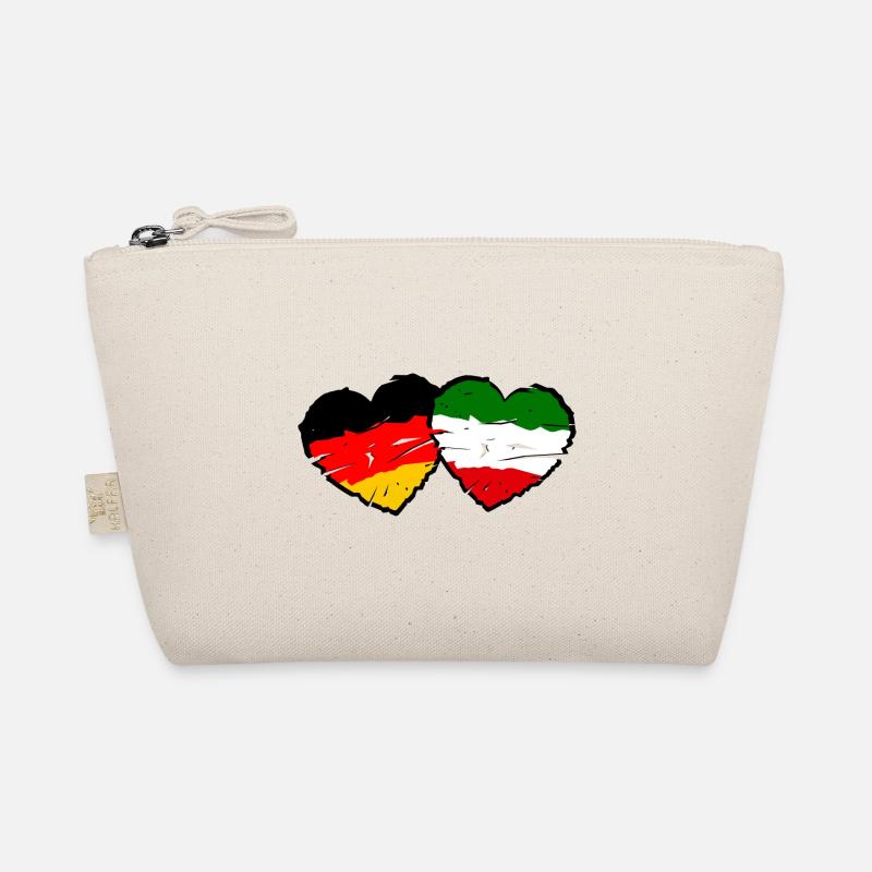 Deutsch Italiener - Bio-Täschchen - Natur