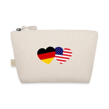 Die Deutsch Amerikanische Liebe - Bio-Täschchen - Natur - Vorne