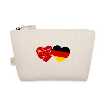 German Chinese Love - Organic Pouch - nature - Front