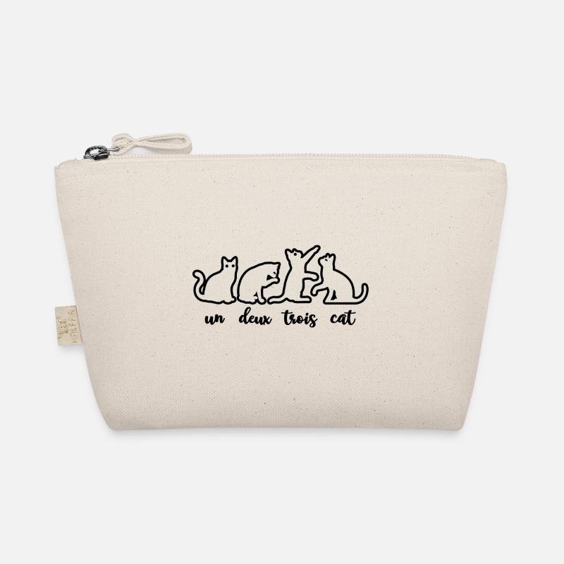 Un Deux Trois Katze Kitty Pet Lovers Geschenk Bio-Täschchen