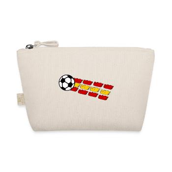 Spanische Fußball Fans - Bio-Täschchen - Natur - Vorne