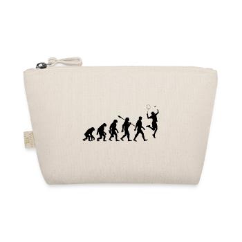 Evolution - Badminton - Sport - Bio-Täschchen - Natur - Vorne