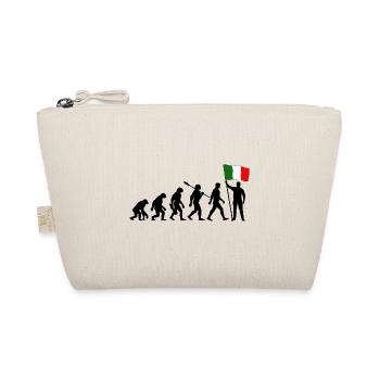 Evolution - Flagge Italien - Nation - Bio-Täschchen - Natur - Vorne