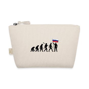 Russland - Evolution - Flagge - Nation - Bio-Täschchen - Natur - Vorne