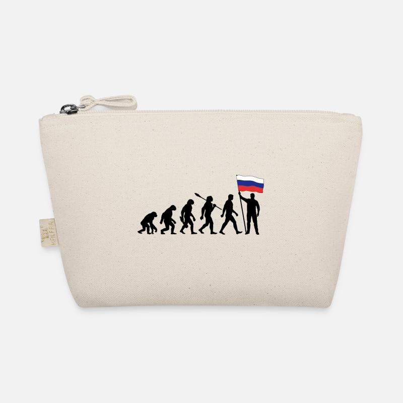 Russland - Evolution - Flagge - Nation Bio-Täschchen