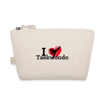I love Taekwondo Sport - Bio-Täschchen - Natur - Vorne