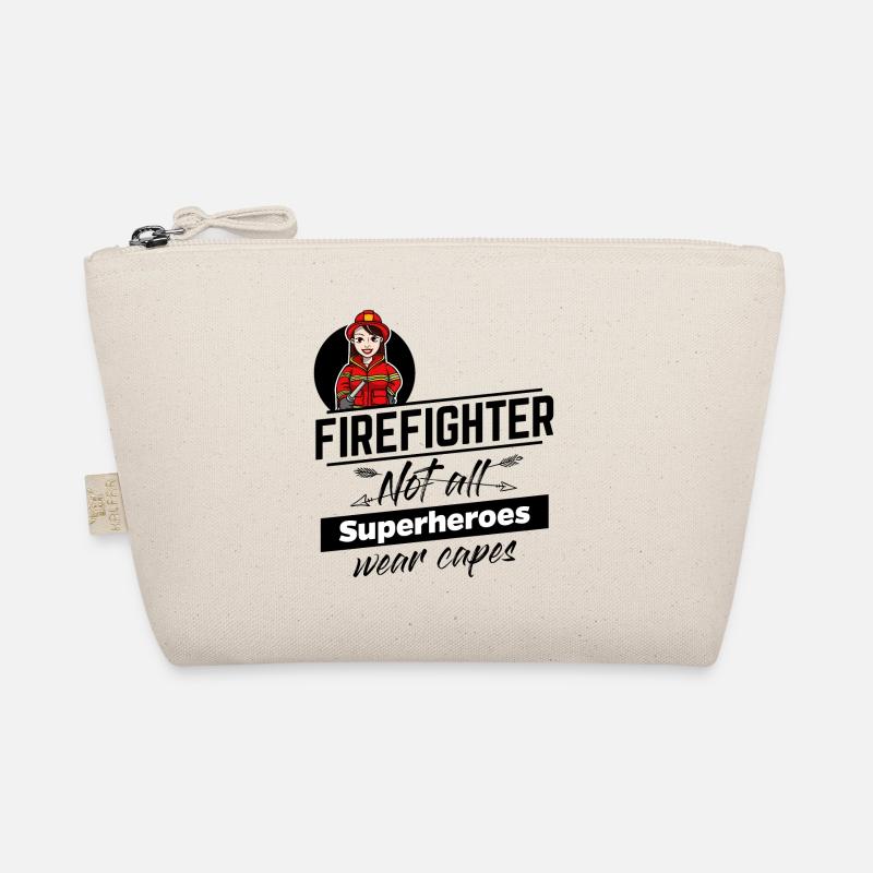 Firefighter - superhero without a cape Organic Pouch