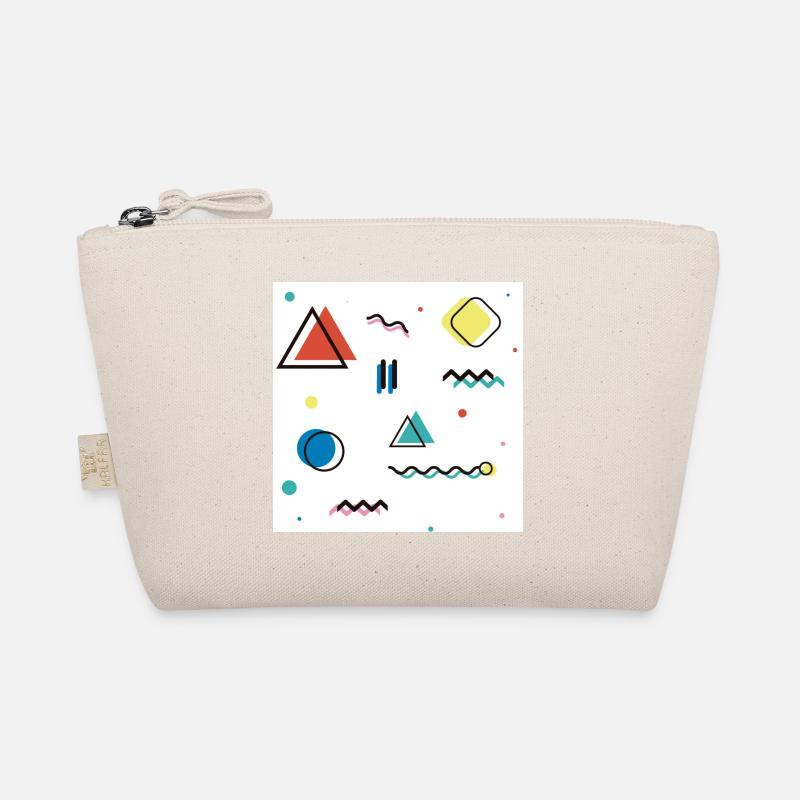 Abstract geometry Organic Pouch